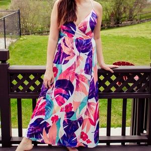 Colorful maxi dress